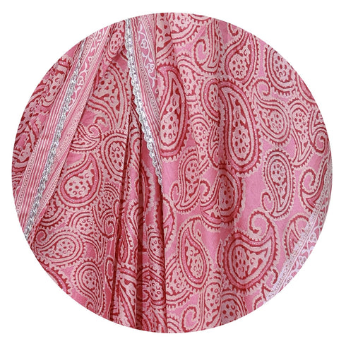 Vasthrlay Fashion Chiffon Paisley Printed Ethnic Wear