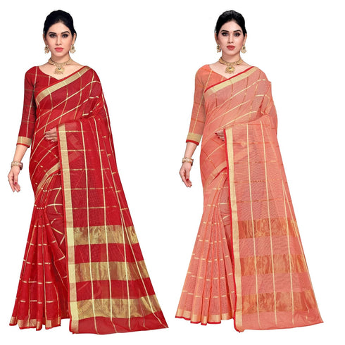 Vasthrlay Cotton Manipuri Unstitched Ethnic Wear