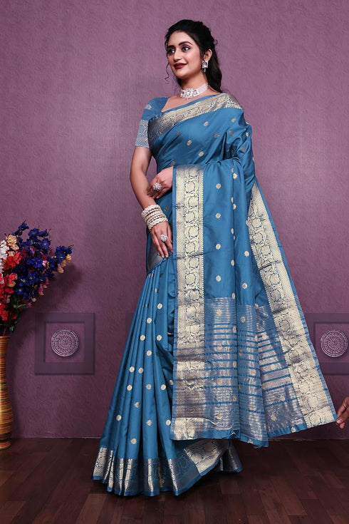 Vasthrlay Jacquard Traditional Indian Mahendi