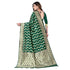 Vasthrlay Green Kanjivaram Unstitched Saree