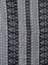 Vasthrlay Bandhani Printed White | Black Saree With Unstitched Blouse Piece