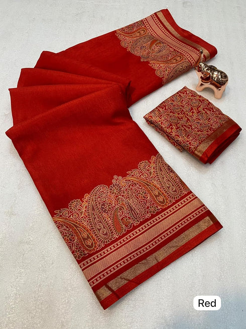 Vasthrlay Saree Kashmiri Floral