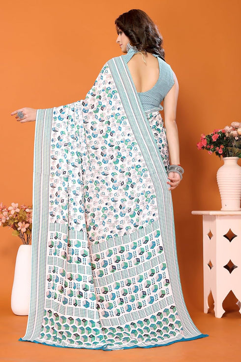 Vasthrlay Trendy Georgette Material Ethnic Wear