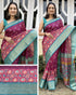Vasthrlay Silk Saree Dark Blue