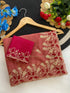 Vasthrlay Pink Embroidery Saree