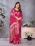 Vasthrlay Black Unstitched Saree