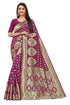 Vasthrlay Maroon Woven Kanjivaram Blend Saree