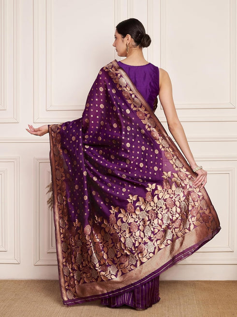 VasthrlayKanjeevaram Silk Unstitched Jamli Free Ethnic Wear