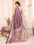Vasthrlay Printed Unstitched Material Az Ys Bindu Parent Red Ethnic Wear