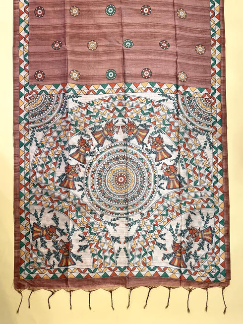 Vasthrlay Kalamkari Beautiful Darkgrey