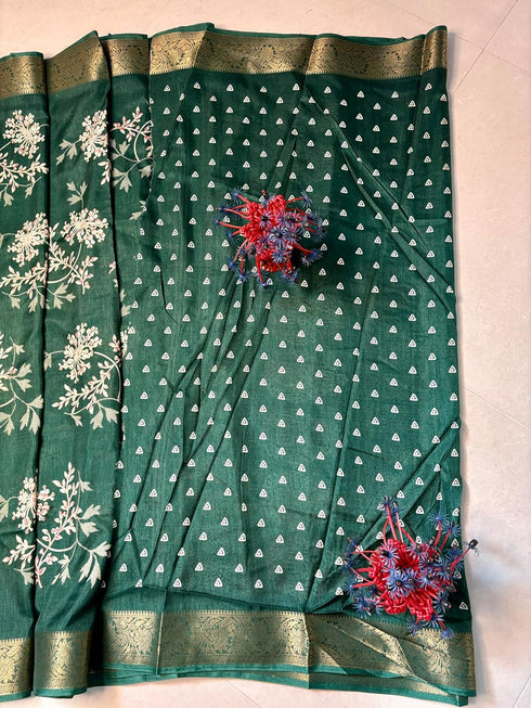 Vasthrlay Kashmiri Print Saree