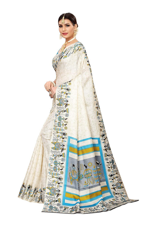 Vasthrlay Blouse Piece Sdpl Vivo Indigo Ethnic Wear