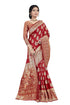 Vasthrlay Banarasi Blouse Bridal Red Ethnic Wear