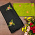 Vasthrlay Vichitra Embroidery Brown Black