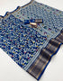 Vasthrlay Printed Beautiful Royalblue