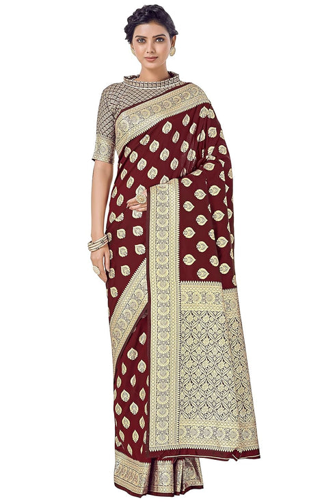 Vasthrlay Banarasi Gs Bridal Rama Ethnic Wear