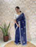 Vasthrlay Georgette Embellishments Embroidered Traditional