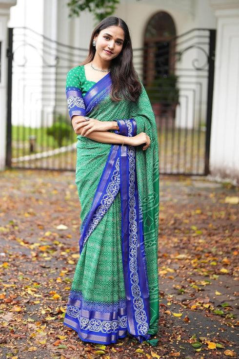 Vasthrlay Fashion Bandhani Printed Ethnic Wear