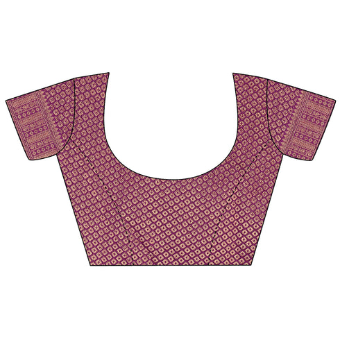 Vasthrlay Kanjivaram Unstitched Saree