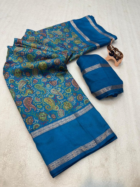 Vasthrlay Kalamkari Tussar Saree