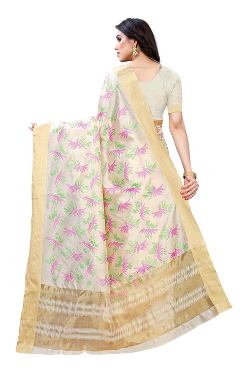 Vasthrlay Kerala Crismistmas Free Size Off White Ethnic Wear