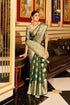 Vasthrlay Women's Organza Designer Unstitched Saree