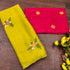 Vasthrlay Vichitra Embroidery Brown Black