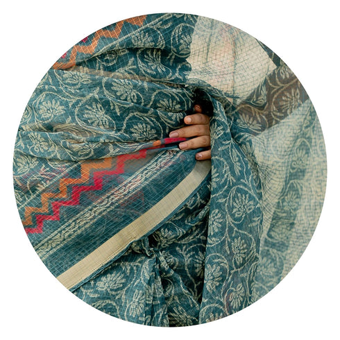 Vasthrlay Fashion Polyester Printed Dusty Ethnic Wear