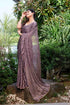 Vasthrlay Fashion Georgette Sequins Navy Ethnic Wear