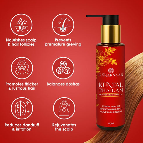 Sharmayu Ayurveda Kuntal Thailam Kanaksaar by Sharmayu