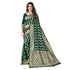 Vasthrlay Green Kanjivaram Unstitched Saree