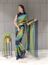 Vasthrlay Pink Georgette Unstitched Saree