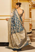 Vasthrlay Organza Patola Leriya Unstitched Saree