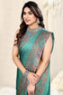 Vasthrlay Fashion Chiffon Dusty Turquoise Ethnic Wear