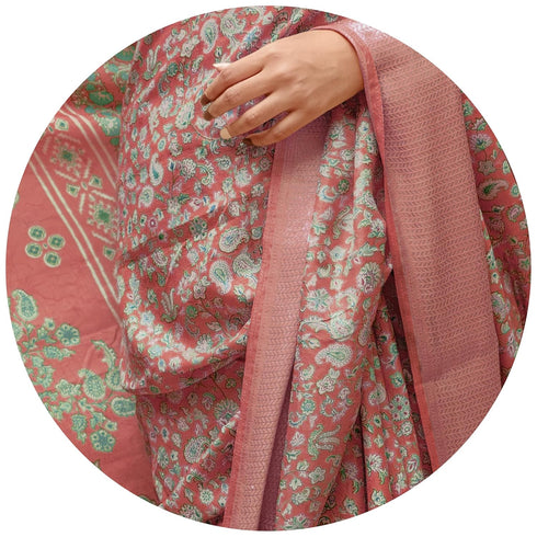 Vasthrlay Fashion Cotton Printed Ethnic Wear
