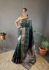 Vasthrlay Women's Kanjivaram Cotton Unstitched Saree