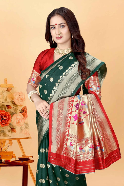 Vsathrlay Banarasi Paithani Kanjivaram Collections Ethnic Wear