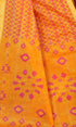 Vasthrlay Cotton Printed Green Saree