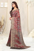 Vasthrlay Fashion Chiffon Georgette Beige Ethnic Wear