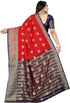 Vasthrlay Banarasi Purple Pink Ethnic Wear