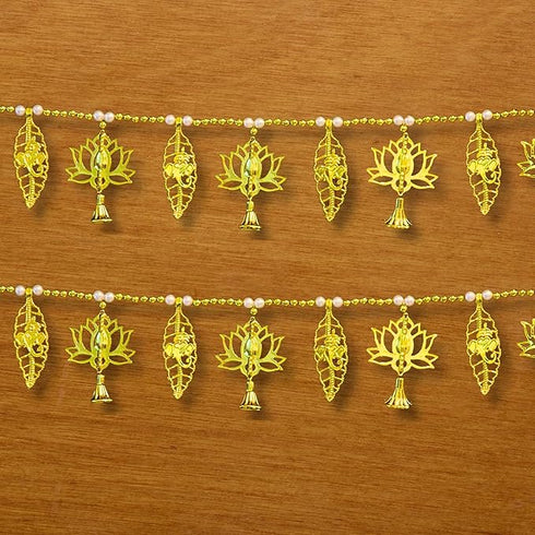 Golden Lotus torans for Entrance Door