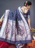 Vasthrlay Paithani Unstitched Saree