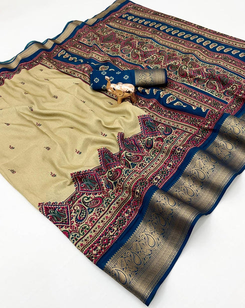 Vasthrlay Kashmiri Weaving Contrast
