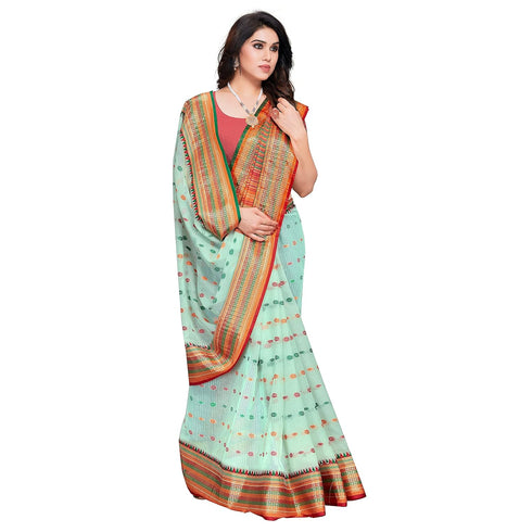 VasthrlayCotton Manipuri Unstitched Ethnic Wear