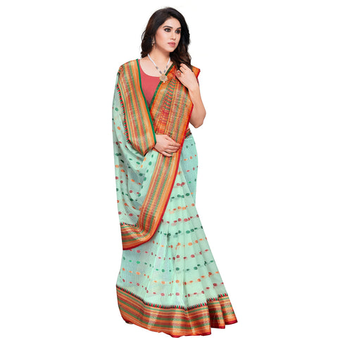 Vasthrlay Jacquard Unstitched Saree
