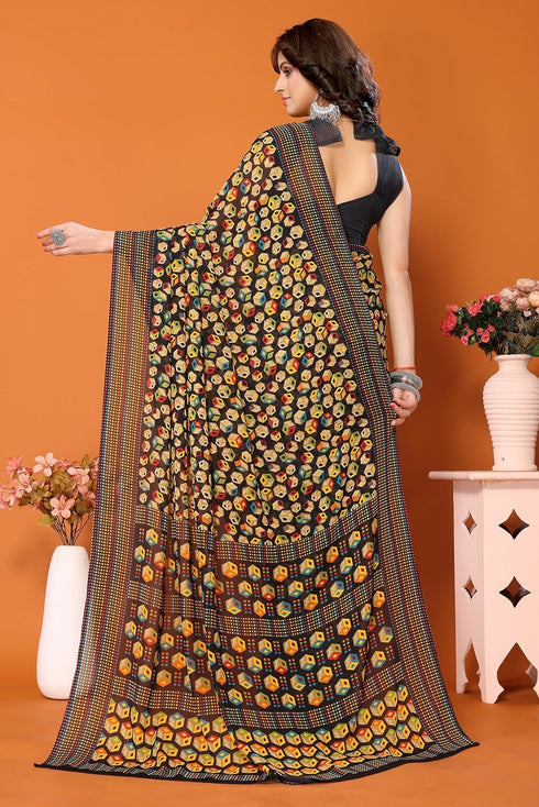 Vasthrlay Trendy Georgette Material Ethnic Wear
