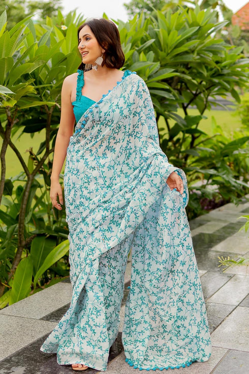 Vasthrlay Fashion Cotton Printed Dusty Ethnic Wear