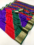 Vasthrlay Bandhani Kanjivaram Weaving