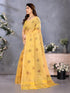 Vasthrlay Manipuri Unstitched Shagun Yellow Free Ethnic Wear