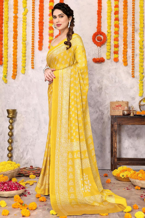 Vasthrlay Fashion Chiffon Printed Ethnic Wear